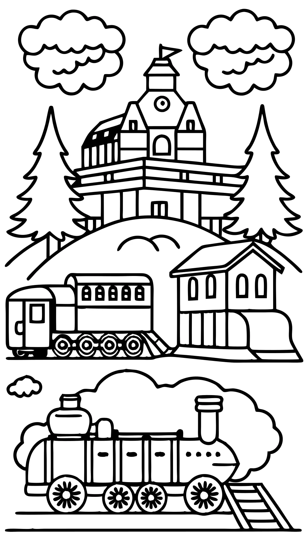 train free coloring pages